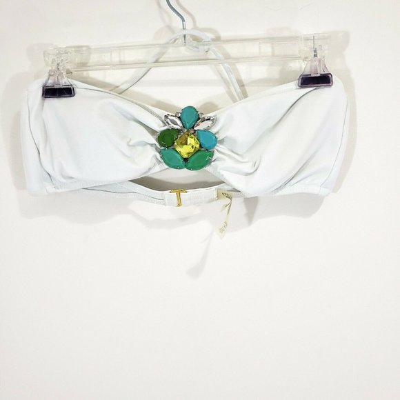 Victoria's Secret Other - Victoria's Secret Woman's Sz L Bikini Top White